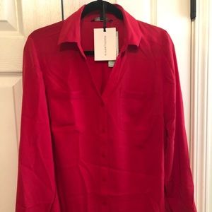 41 Hawthorne Red Blouse